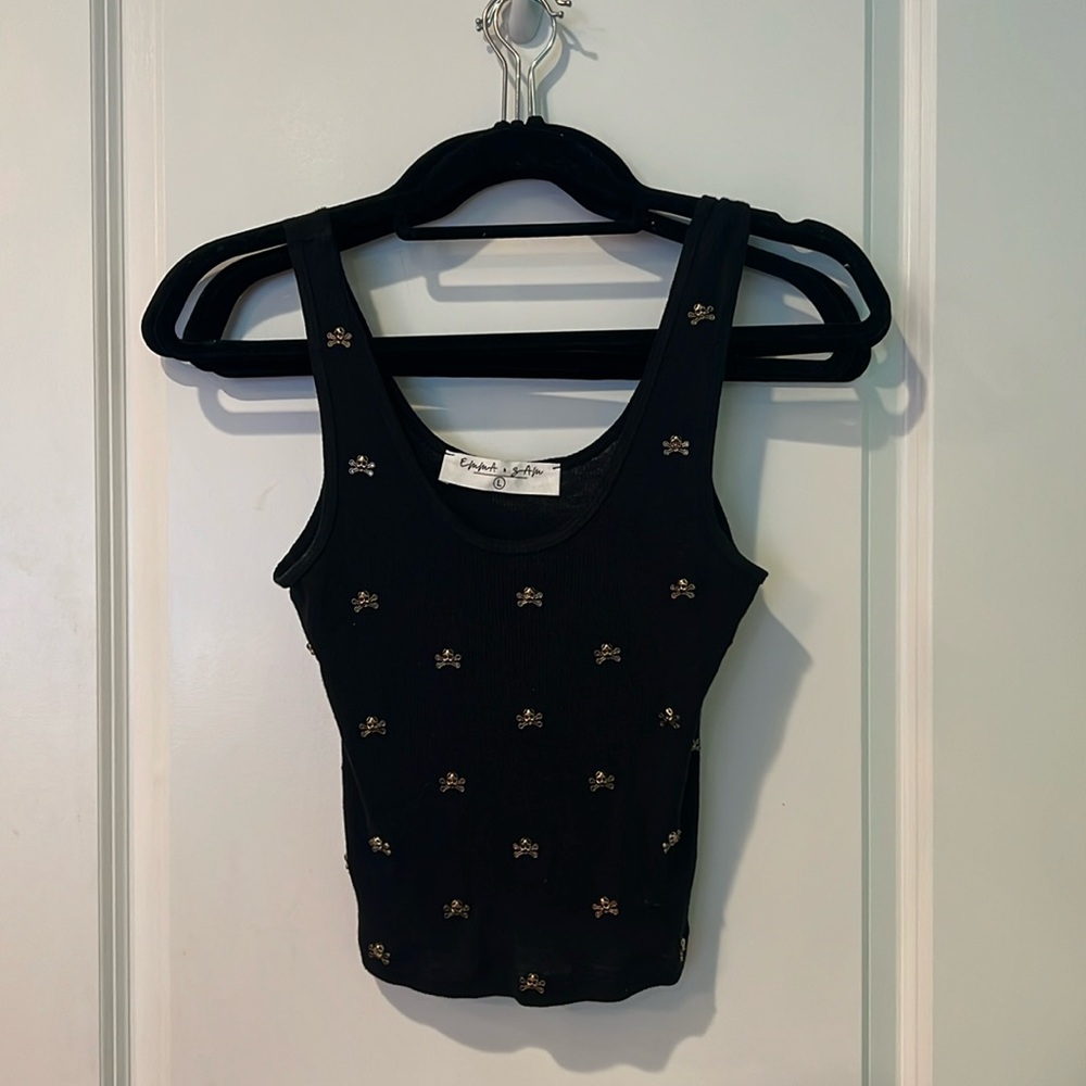 Skull tank top